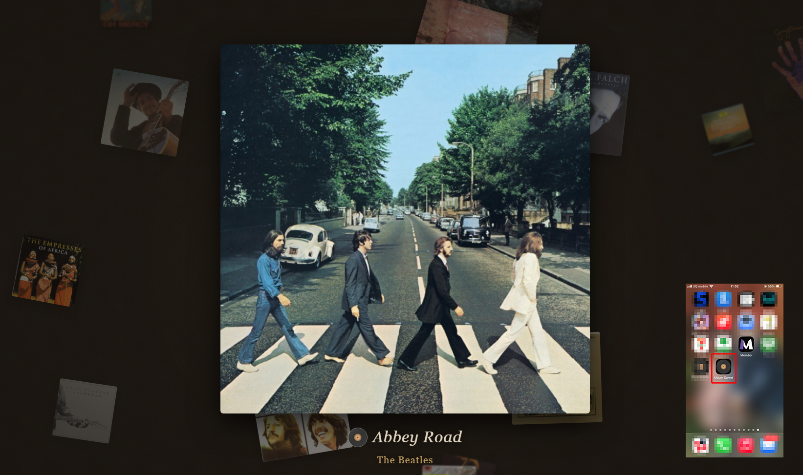 ホーム画面に、音楽の居場所を。— Album Sweet をワンタップで開く方法